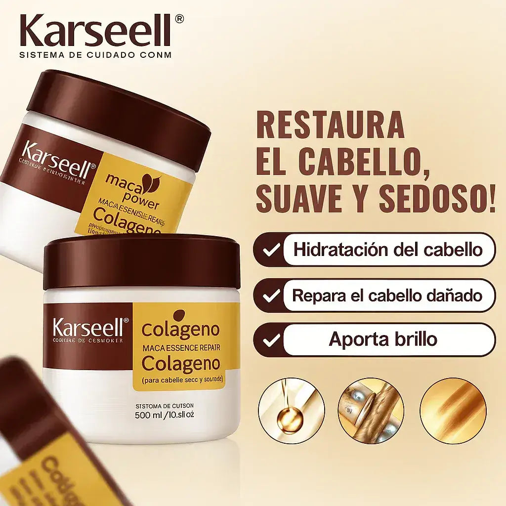 Karseell Botox Capilar- Brillo y suavidad en minutos