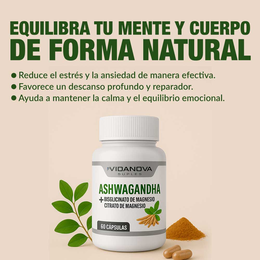Ashwagandha 60 cápsulas