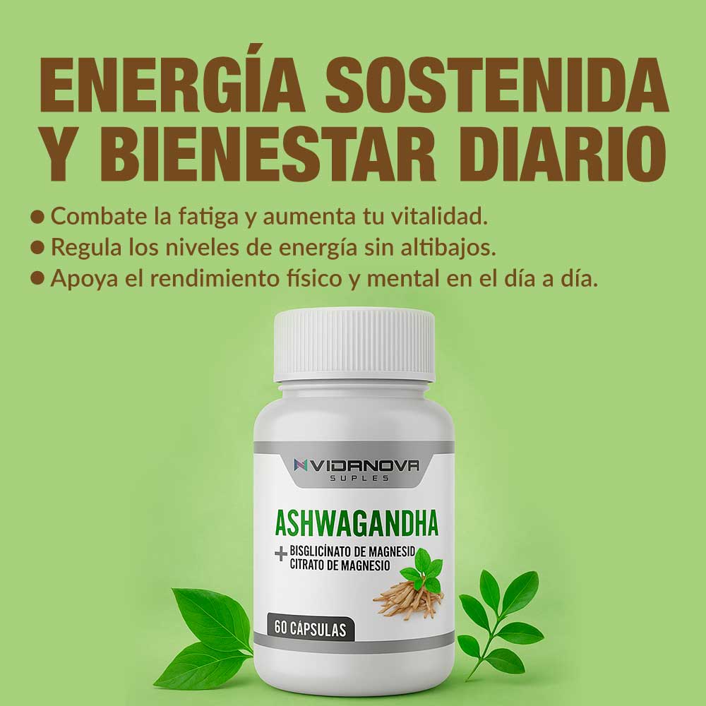 Ashwagandha 60 cápsulas