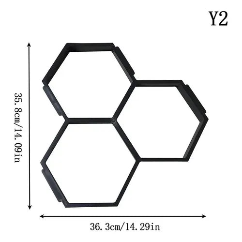 Molde para Adoquines Hexagonal