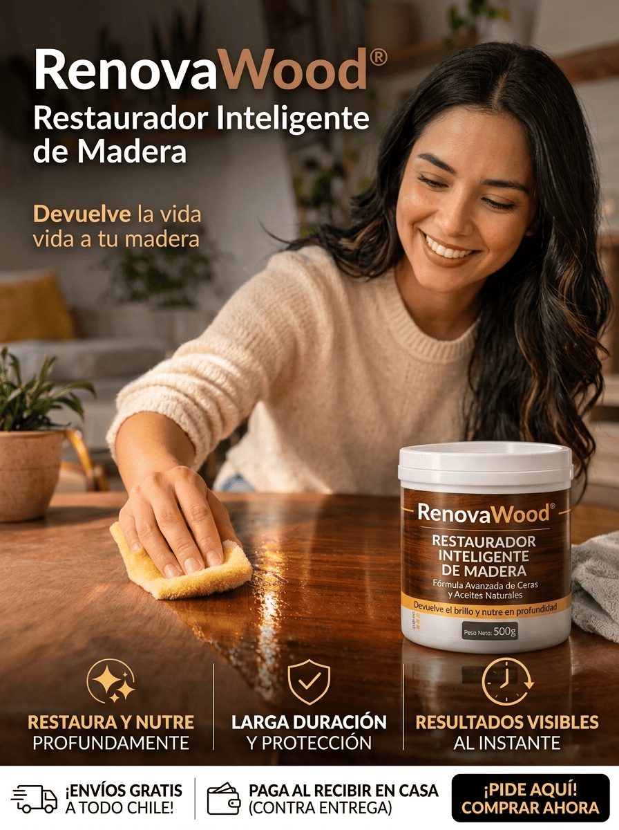 RenovaWood® | Elimina rayones, hidrata y protege la madera.