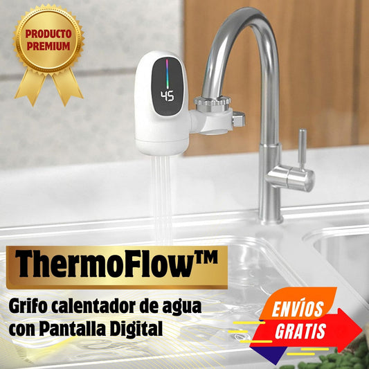 ThermoFlow™ – Grifo Calentador con Control Digital de Temperatura 🚿