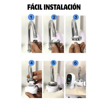 ThermoFlow™ – Grifo Calentador con Control Digital de Temperatura 🚿