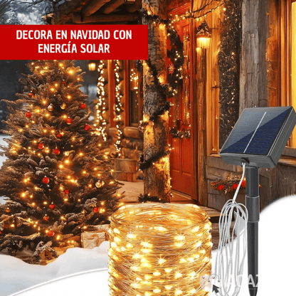 LuzFeliz™- Luces Solares Navideñas 20M (200 LED)