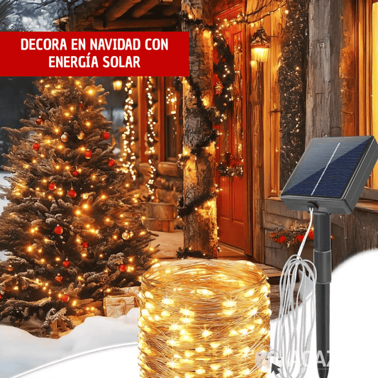LuzFeliz™- Luces Solares Navideñas 20M (200 LED)