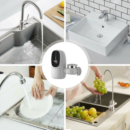 ThermoFlow™ – Grifo Calentador con Control Digital de Temperatura 🚿