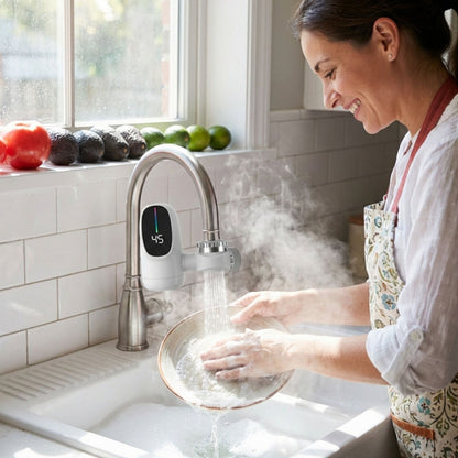 ThermoFlow™ – Grifo Calentador con Control Digital de Temperatura 🚿