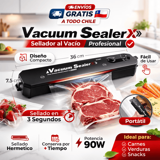 Sellador de Bolsas SellaFresco™ | Conserva alimentos por más tiempo🥦✨