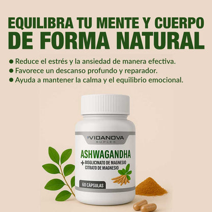 Ashwagandha 60 cápsulas