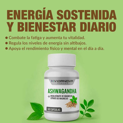 Ashwagandha 60 cápsulas
